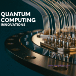 Quantum computer processor with glowing qubits representing the latest innovations in quantum computing technology and industry advances in 2025